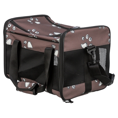 Trixie hondentas Adrina met print bruin 42 x 26 x 27 cm – tot 7 kg
