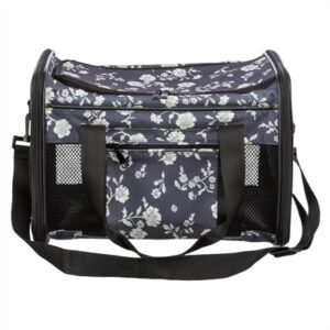 Trixie hondentas Adrina met print zwart 42 x 26 x 27 cm – tot 7 kg - Afbeelding 4