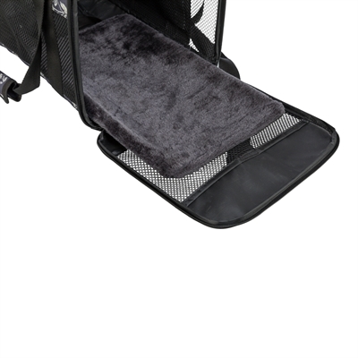 Trixie hondentas Adrina met print zwart 42 x 26 x 27 cm – tot 7 kg
