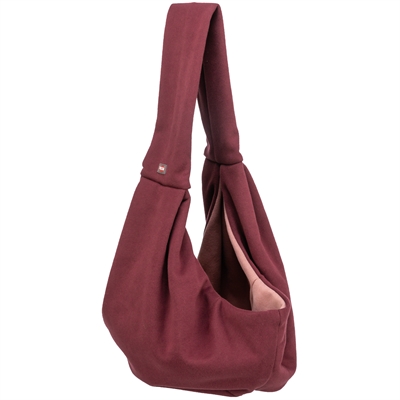 Trixie buikdrager Soft bordeaux/roze 60 x 20 x 22 cm – tot 5 kg