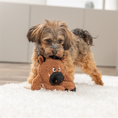 Trixie hondenknuffel Be Eco monster gerecycled pluche bruin 25 cm