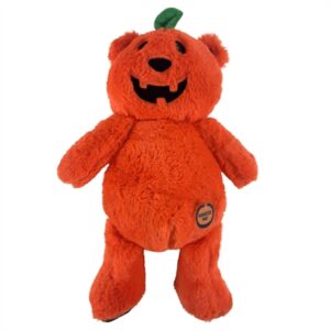 Fofos Halloween hondenknuffel pompoen beer 43 cm – met piep - Afbeelding 4