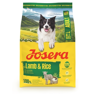 Josera hondenvoer All Sizes Adult lam en rijst 3 kg – monoproteïne