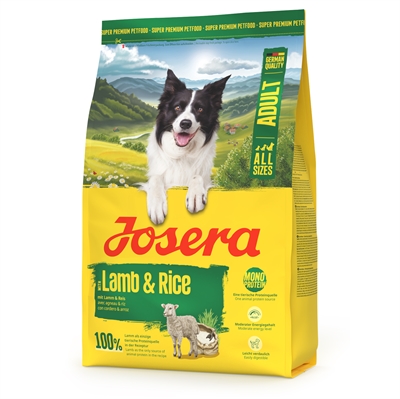 Josera hondenvoer All Sizes Adult lam en rijst 3 kg – monoproteïne