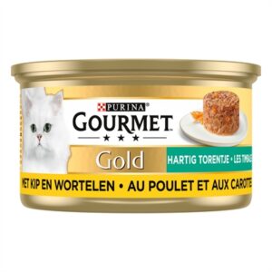 Gourmet Gold kattenvoer Hartig Torentje kip en wortel 24 x 85 g - Afbeelding 4