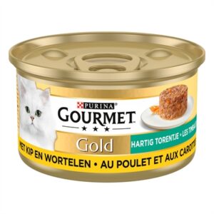 Gourmet Gold kattenvoer Hartig Torentje kip en wortel 24 x 85 g - Afbeelding 5