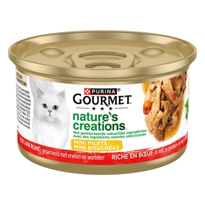 Gourmet Nature's Creations kattenvoer filet rund 24 x 85 g
