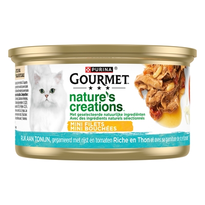 Gourmet Nature's Creations kattenvoer filet tonijn 24 x 85 g