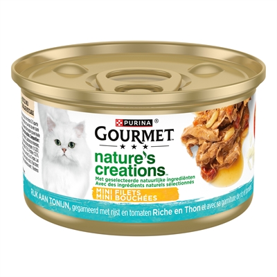Gourmet Nature's Creations kattenvoer filet tonijn 24 x 85 g