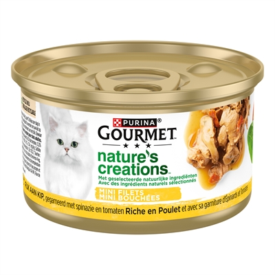 Gourmet Nature's Creations kattenvoer filet kip 24 x 85 g