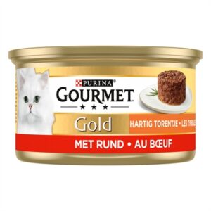 Gourmet Gold kattenvoer Hartig Torentje rund 24 x 85 g - Afbeelding 4