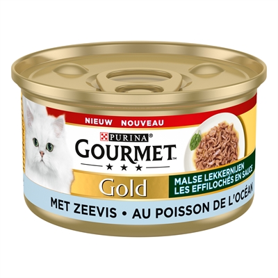 Gourmet Gold kattenvoer Malse Lekkernijen zeevis 24 x 85 g