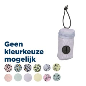 Trixie poepzakhouder Lente assorti 4 x 4 x 8 cm – met ritssluiting - Afbeelding 1