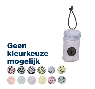 Trixie poepzakhouder Lente assorti 4 x 4 x 8 cm – met ritssluiting