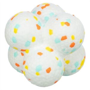 Trixie bubble bal Light & Strong EPS wit/meerkleurig 8 cm – 3 stuks - Afbeelding 1