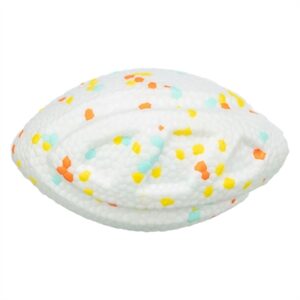 Trixie rugbybal Light & Strong EPS wit/meerkleurig 12,5 cm, 3 stuks - Afbeelding 1