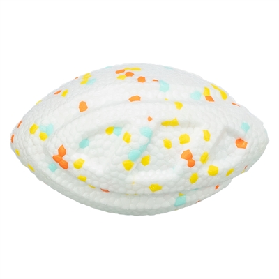 Trixie rugbybal Light & Strong EPS wit/meerkleurig 12,5 cm, 3 stuks