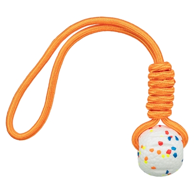 Trixie bal aan touw Light & Strong wit/meerkleurig 40 cm – 3 stuks