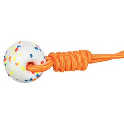 Trixie bal aan touw Light & Strong wit/meerkleurig 40 cm – 3 stuks