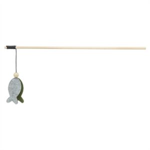 Trixie kattenhengel met vis en catnip 48 cm, 4 stuks – vilt en hout - Afbeelding 4