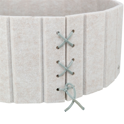 Trixie krabmat kattenmand met vilten rand crème 38 x 38 x 16 cm
