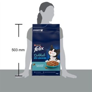 Felix kattenvoer Dubbel Zo Lekker zalm, zeevis en rode biet 4 kg - Afbeelding 5