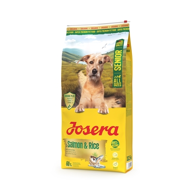 Josera hondenvoer Senior zalm en rijst 12,5 kg – vetarm