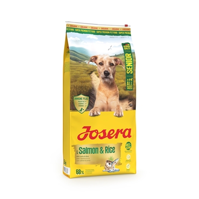 Josera hondenvoer Senior zalm en rijst 12,5 kg – vetarm