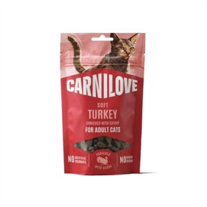 Carnilove kattensnack Soft kalkoen en kattenkruid 50 g – graanvrij - Afbeelding 1