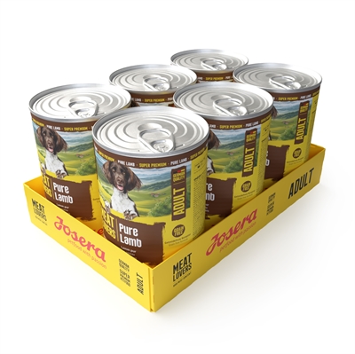 Josera Meat Lovers hondenvoer Pure lam 6 x 400 g – monoproteïne