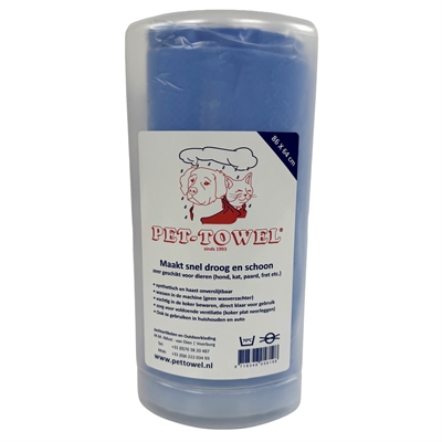 Pet-Towel absorberende handdoek huisdier XXL 84 x 64 cm – lichtblauw