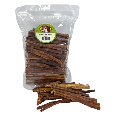Petsnack buffelspaghetti sticks 600 g – kauwsnack van buffeldarm