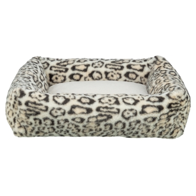 Trixie hondenmand Leo hoekig panterprint crème 80 x 60 cm