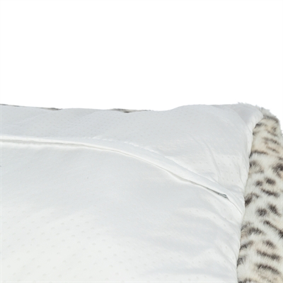 Trixie hondenmand Leo hoekig panterprint crème 80 x 60 cm