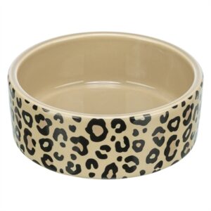 Trixie voerbak/drinkbak Leo keramiek panterprint 1 l 18 x 18 x 7 cm - Afbeelding 5