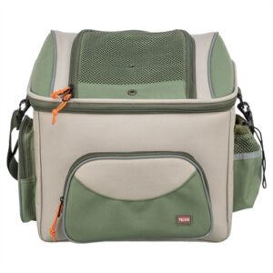 Trixie fietsmand hond voor stuur olijfgroen/beige – tot 6 kg - Afbeelding 1