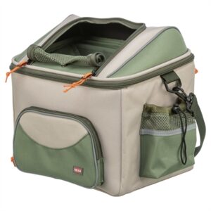 Trixie fietsmand hond voor stuur olijfgroen/beige – tot 6 kg - Afbeelding 5