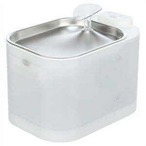 Trixie drinkfontein Aqua Square kunststof/rvs wit 23,5 x 16 x 15,5 cm - Afbeelding 1