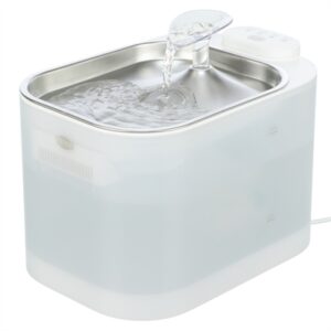 Trixie drinkfontein Aqua Square kunststof/rvs wit 23,5 x 16 x 15,5 cm - Afbeelding 7