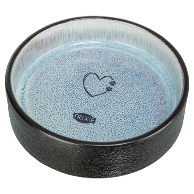 Trixie voerbak/drinkbak keramiek assorti 13 x 13 x 3,5 cm – met motief