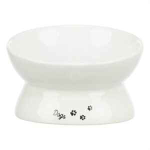 Trixie voerbak/drinkbak Dogs keramiek verhoogd wit 17 x 17 x 13,5 cm - Afbeelding 4