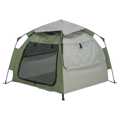 Trixie hondentent pop-up olijfgroen/beige 100 x 100 x 80 cm