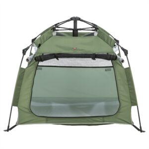 Trixie hondentent pop-up olijfgroen/beige 100 x 100 x 80 cm - Afbeelding 5