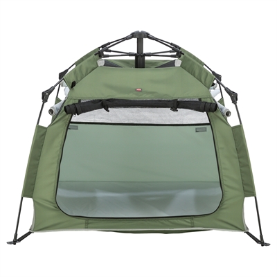 Trixie hondentent pop-up olijfgroen/beige 100 x 100 x 80 cm