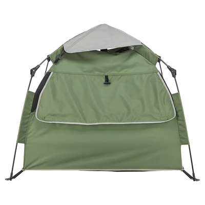 Trixie hondentent pop-up olijfgroen/beige 100 x 100 x 80 cm