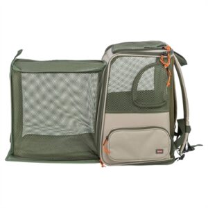 Trixie rugzak Rocco beige/olijfgroen 40 x 30 x 42 cm – tot 10 kg - Afbeelding 5