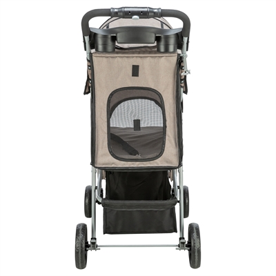 Trixie hondenbuggy taupe – voor honden en katten tot 15 kg