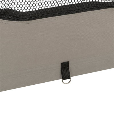 Trixie opvouwbare hondenren 8 elementen grijs/zwart 59 x 78 cm