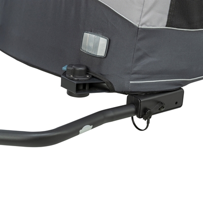 Trixie hondenfietskar opvouwbaar XL grijs – tot 45 kg, snelvouwfunctie