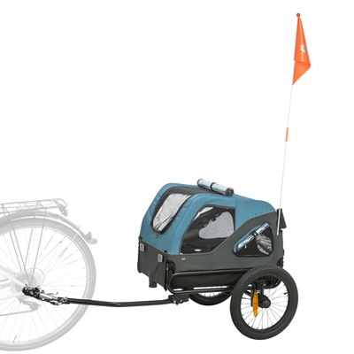 Trixie hondenfietskar blauw/grijs S – voor honden tot 23 kg